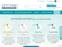 Tablet Screenshot of cetofine.com